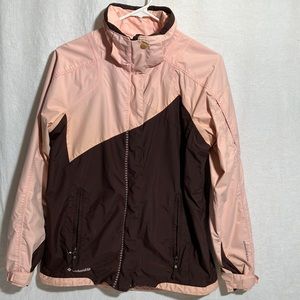 Columbia Omnitech waterproof jacket  adjustable velcro sleeves women's size S